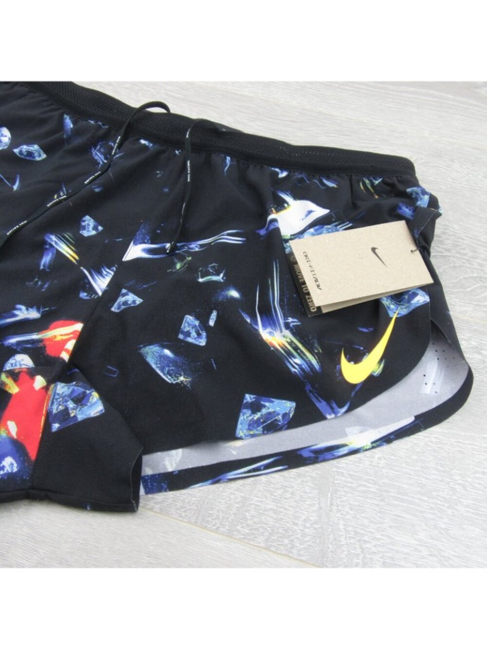 Nike AeroSwift Glam Brief-Lined Running Shorts Mens Size Medium NEW - Picture 3 of 15